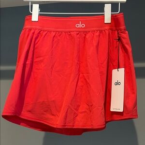 ALO Yoga Red Skirt